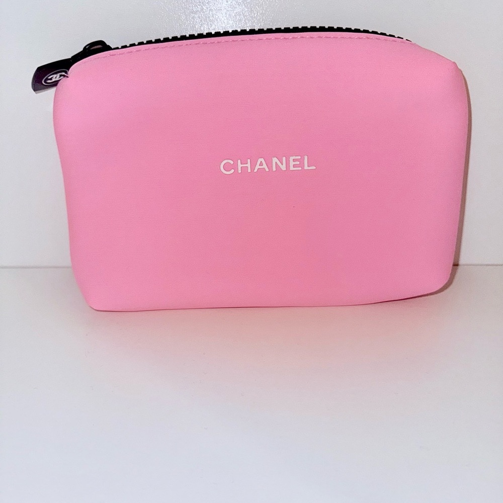 Chanel Beauty Pink Cosmetic Pouch